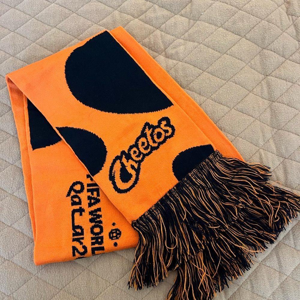 FIFA Cheetos Orange and Black Scarf World Cup Qatar 2022